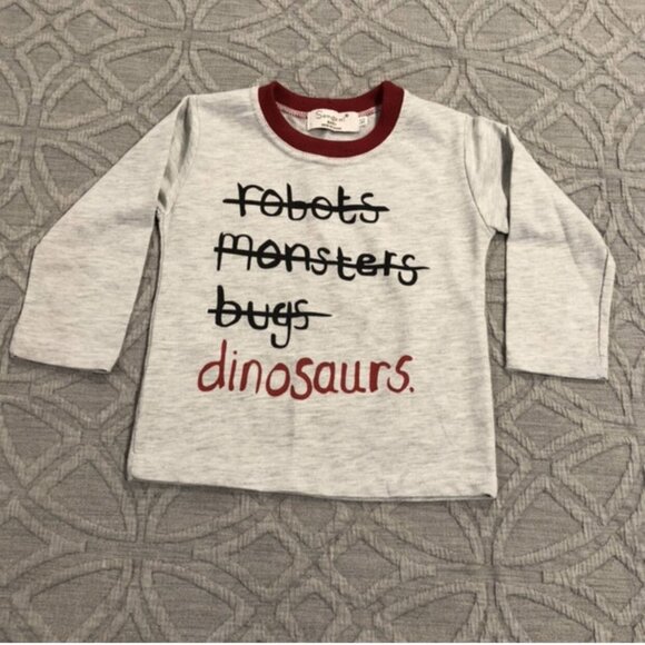 Samgami Baby Sz 90 (2-3Y) Dinosaur Words Shirt - Picture 2 of 6
